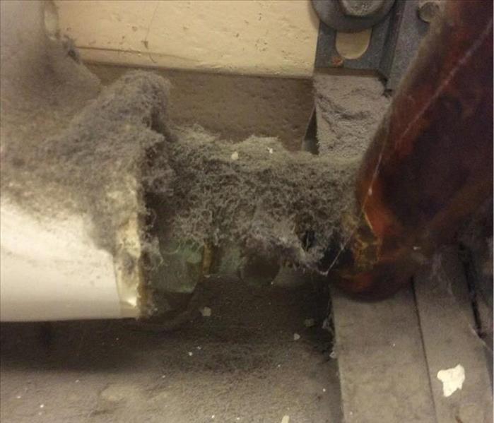Wall Heater Cleaning Before and After Photo